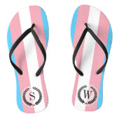 Transgender-Pride-Flag Badesandalen (Fußbett)