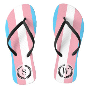 Transgender-Pride-Flag Badesandalen