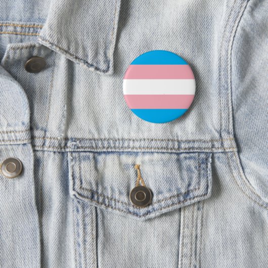 Transgender Pride Flag Button (Beispiel)