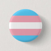 Transgender Pride Flag Button (Vorderseite)