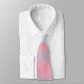 Transgender Pride Flag Color Swirl Neck Tie Krawatte (Gebunden)