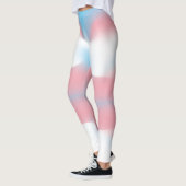 Transgender-Pride-Flag-Farbschwirl Leggings (Links)