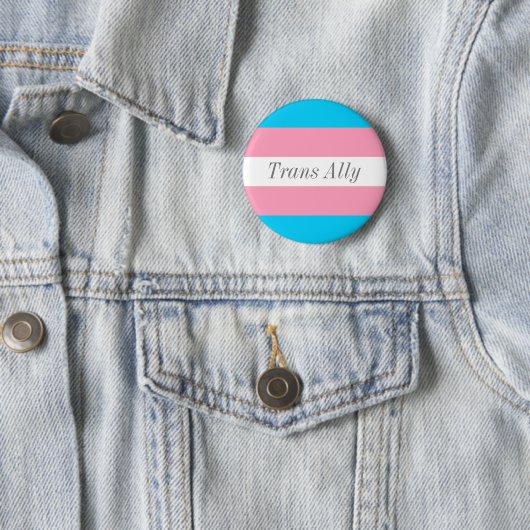 Transgender-Pride-Flag für alle bearbeitbaren Text Button (Beispiel)