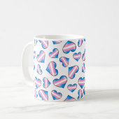 Transgender Pride Flag Hörer Kaffeepause Tasse (Vorderseite Links)
