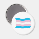 Transgender-Pride-Flag-Magnet Magnet (Vorderseite/Rückseite)