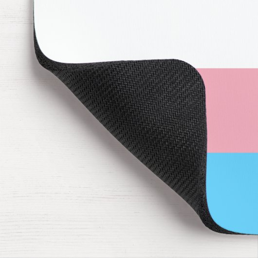 Transgender Pride Flag Mousepad (Ecke)