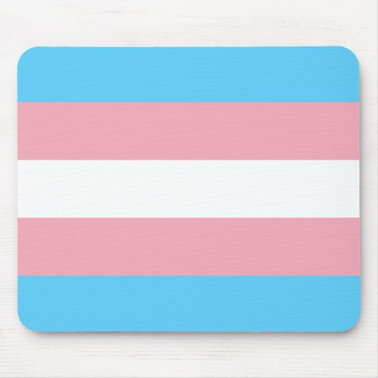 Transgender Pride Flag Mousepad (Vorne)