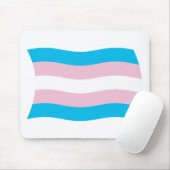 Transgender Pride Flag Mousepad (Mit Mouse)