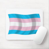 Transgender Pride Flag Mousepad (Mit Mouse)