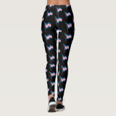 Transgender-Pride-Flag-Muster Leggings (Rückseite)