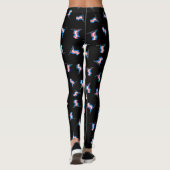 Transgender-Pride-Flag-Muster Leggings (Rückseite)