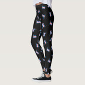 Transgender-Pride-Flag-Muster Leggings (Links)