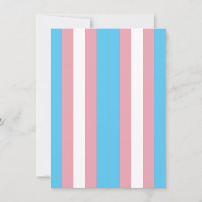 Transgender-Pride-Flag-Paket mit 2 Lesezeichen (Vorderseite)
