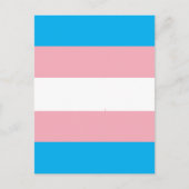 Transgender Pride Flag Postkarte (Vorderseite)