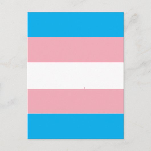 Transgender Pride Flag Postkarte (Vorderseite)