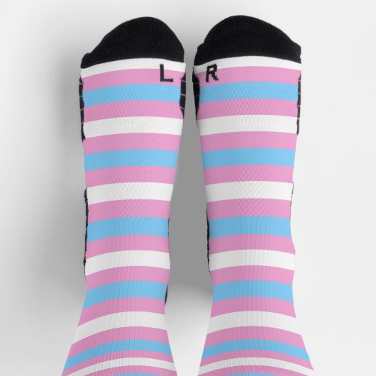 Transgender PRIDE Flag Socken (Oben)