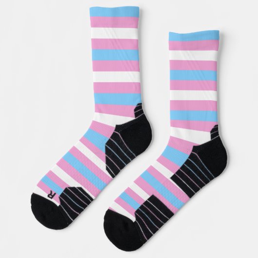 Transgender PRIDE Flag Socken (Links)