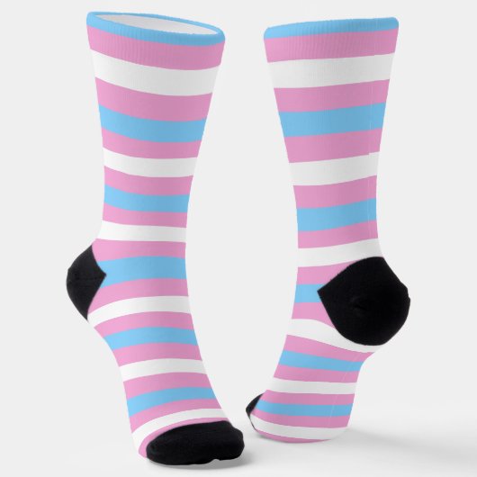 Transgender PRIDE Flag Socken (Gewinkelt)