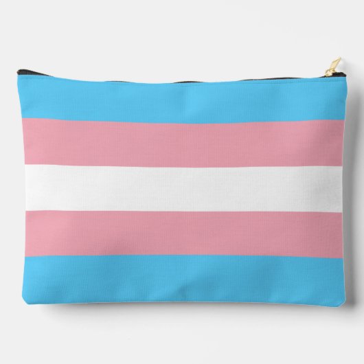 Transgender pride flag with a custom initial zubehörtasche (Rückseite)