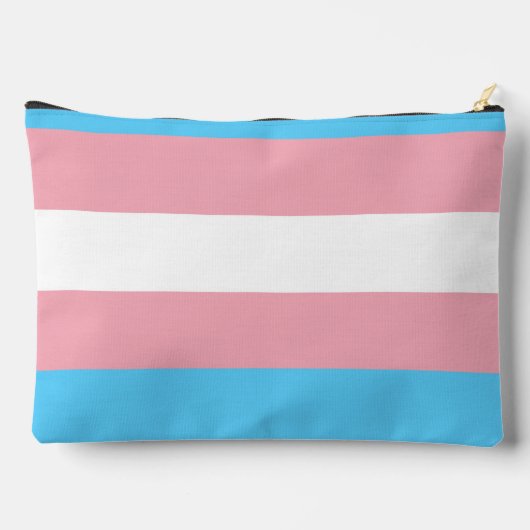 Transgender pride flag with text zubehörtasche (Rückseite)