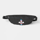 Transgender pride fleur-de-lis bauchtasche (Vorderseite)