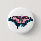 Transgender-Pride-Frack-Butterfly Button (Vorderseite)