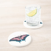 Transgender-Pride-Frack-Butterfly Getränkeuntersetzer (Seite)