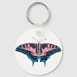 Transgender-Pride-Frack-Butterfly Schlüsselanhänger