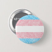Transgender-Pride-Glitzer Button (Vorne & Hinten)