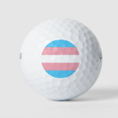 Transgender Pride Golfball (Vorderseite)