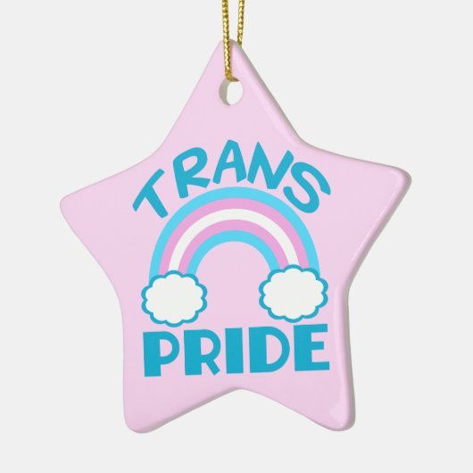 Transgender Pride Keramikornament (Links)