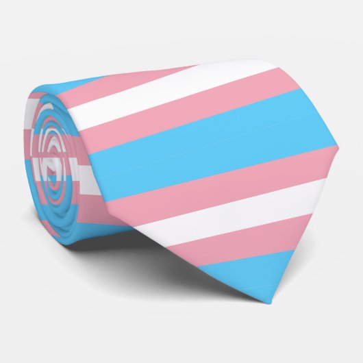 Transgender Pride Krawatte (Gerollt)