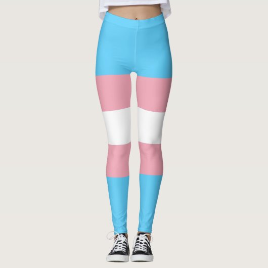 Transgender Pride Leggings (Vorderseite)