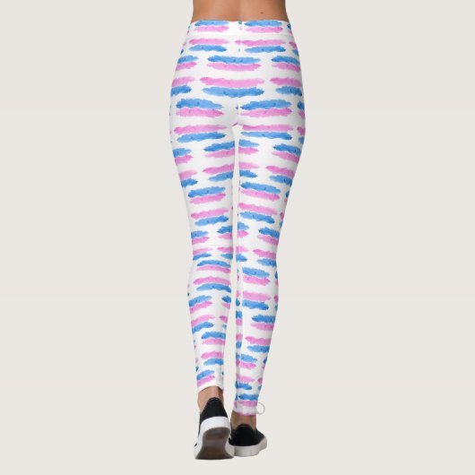 Transgender-Pride-Leggings Leggings (Rückseite)