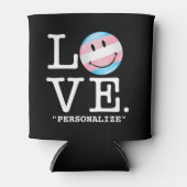 Transgender-Pride-Liebe Dosenkühler (Vorderseite)