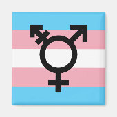 Transgender Pride Magnet (Vorne)