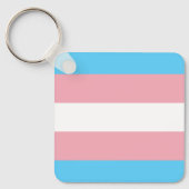 Transgender Pride Magnet Schlüsselanhänger (Vorderseite)