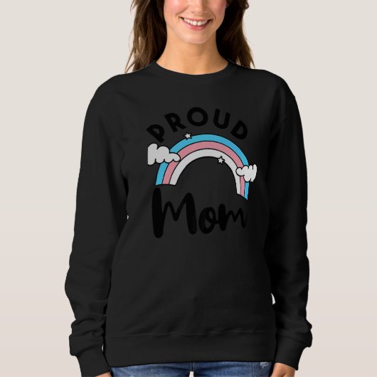 Transgender Pride Mama Rainbow Trans Fla Sweatshirt (Vorderseite)