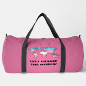 Transgender Pride Map of The World  Duffle Bag (Vorderseite)