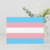 Transgender-Pride-Markierung (Stehend Vorderseite)