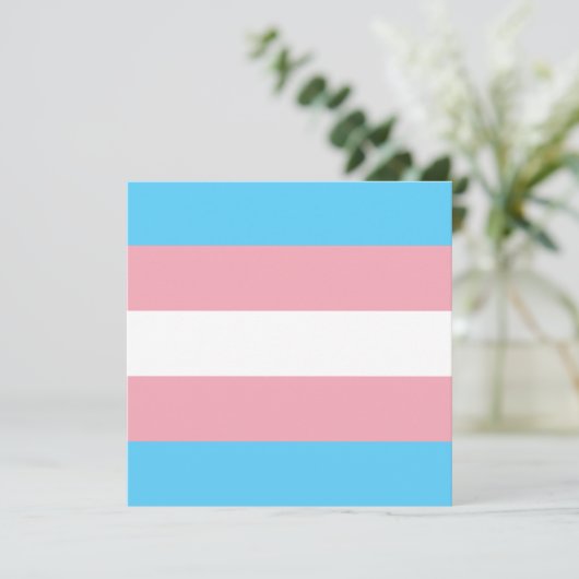 Transgender-Pride-Markierung (Stehend Vorderseite)
