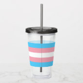Transgender-Pride-Markierung Acryltrinkbecher (Rechts)