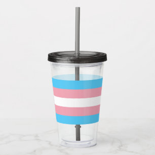 Transgender-Pride-Markierung Acryltrinkbecher
