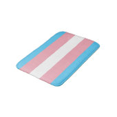 Transgender-Pride-Markierung Badematte (Schrägansicht)