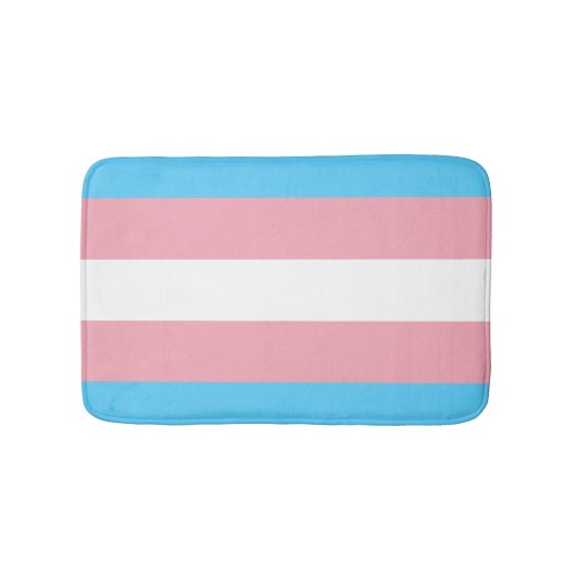 Transgender-Pride-Markierung Badematte (Vorderseite)