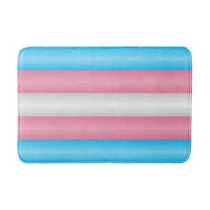 Transgender-Pride-Markierung Badematte
