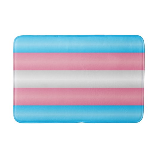 Transgender-Pride-Markierung Badematte (Vorderseite)