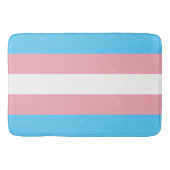 Transgender-Pride-Markierung Badematte (Vorderseite)