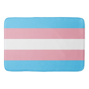 Transgender-Pride-Markierung Badematte
