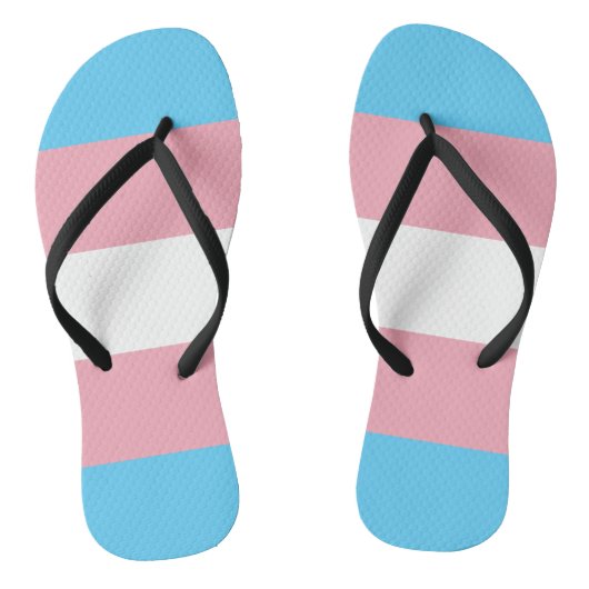 Transgender-Pride-Markierung Badesandalen (Fußbett)